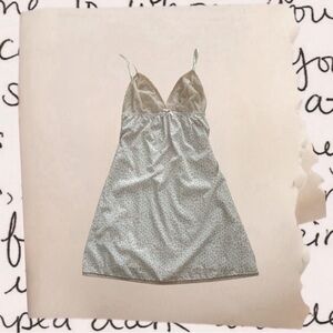 light pink lace trim floral mini slip dress